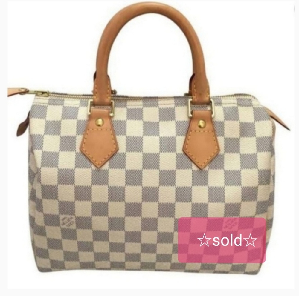 Louis Vuitton Azur Damier - Speedy 25